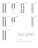 درب پیش ساخته 140 DIAMOND UPVC PANEL - G SERIES - Image 2