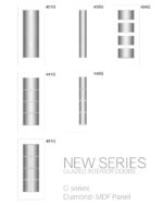 درب پیش ساخته 400 DIAMOND MDF PANEL - G SERIES - Image 2