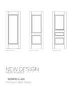 درب پیش ساخته PREMIUM MDF PANEL 623 - Image 2