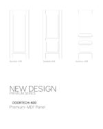 درب پیش ساخته PREMIUM MDF PANEL 628 - Image 2