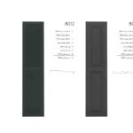 درب کمد دیواری 8012 -8011